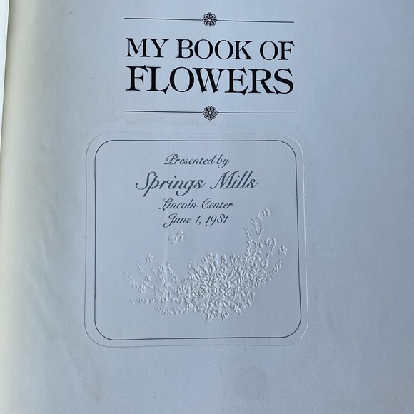 My Book of Flowers Princess Grace of Monaco by Gwen Robyns Hardcover Book - 1981 - Picture 3 of 15